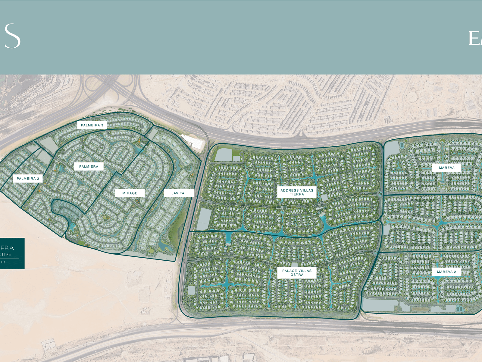 The Oasis Master Plan Map