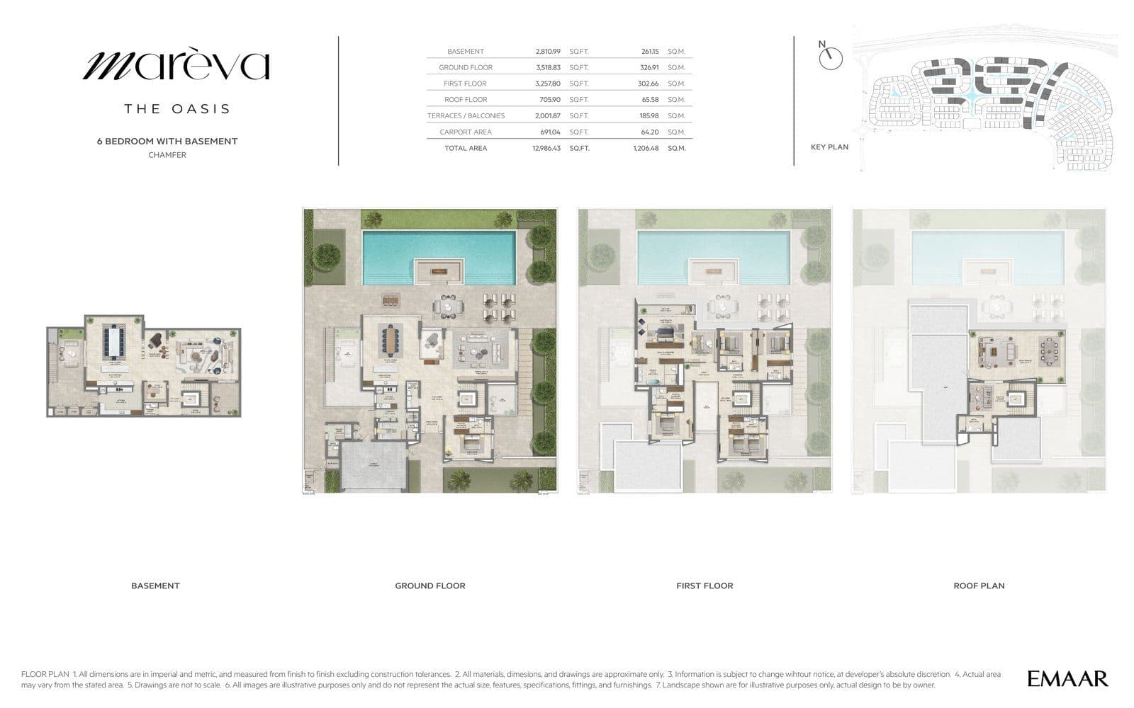 6 Bedroom Villa with Basement